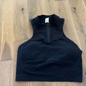 Lululemon high neck and zip sports bra